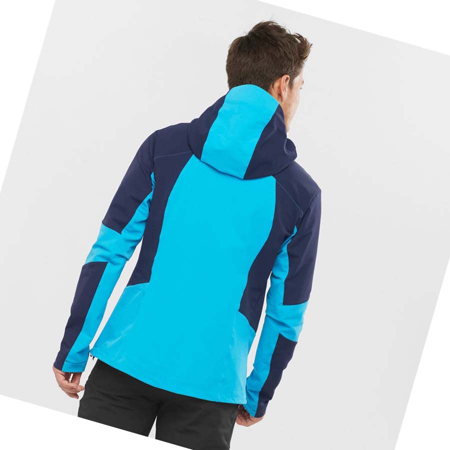 Chaquetas Salomon OUTPEAK SOFTSHELL Hombre Azules | MX 3257DFM